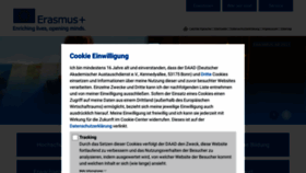 What Erasmusplus.de website looked like in 2021 (2 years ago)