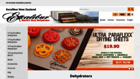 What Excaliburdehydrator.co.nz website looked like in 2021 (2 years ago)