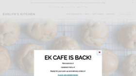 What Evelyns-kitchen.com website looked like in 2021 (2 years ago)