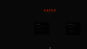 What Evankafka.com website looked like in 2021 (2 years ago)