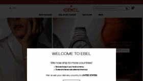 What Ebel.com website looked like in 2021 (2 years ago)