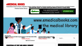 What Emedicalbooks.com website looked like in 2021 (2 years ago)