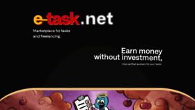 What E-task.net website looked like in 2021 (2 years ago)