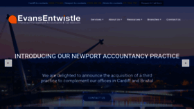 What Evansentwistle.co.uk website looked like in 2021 (2 years ago)