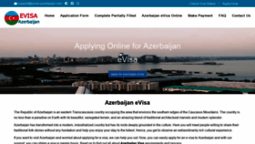 What Evisa-azerbaijan.com website looked like in 2021 (2 years ago)