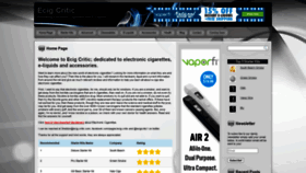 What Ecig-critic.com website looked like in 2021 (2 years ago)