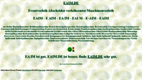 What Eaim.de website looked like in 2021 (3 years ago)