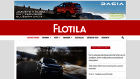 What E-flotila.cz website looked like in 2021 (2 years ago)