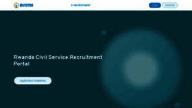 What E-recruitment.mifotra.gov.rw website looked like in 2021 (2 years ago)