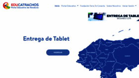 What Educatrachos.hn website looked like in 2021 (2 years ago)