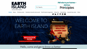 What Earthisland.co.uk website looked like in 2022 (2 years ago)