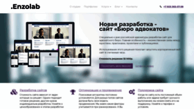What Enzolab.ru website looked like in 2022 (2 years ago)