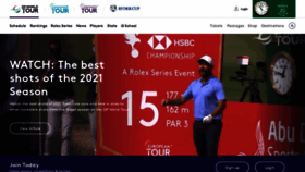 What Europeantour.com website looked like in 2022 (2 years ago)