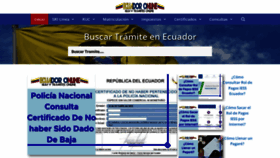 What Ecuadoronline.org website looked like in 2022 (2 years ago)