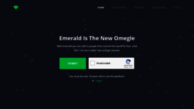 What Emeraldchat.com website looked like in 2022 (2 years ago)