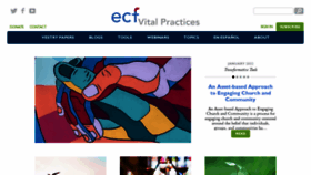 What Ecfvp.org website looked like in 2022 (2 years ago)