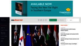 What Euobserver.com website looked like in 2022 (2 years ago)