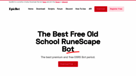 What Epicbot.com website looked like in 2022 (2 years ago)