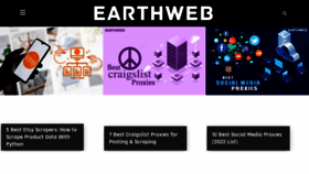 What Earthweb.com website looked like in 2022 (2 years ago)