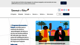 What Escrevendoofuturo.org.br website looked like in 2022 (2 years ago)