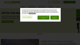 What Easybank.at website looked like in 2022 (2 years ago)