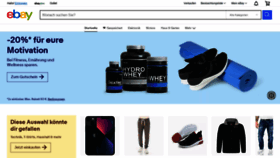 What Ebay.de website looked like in 2022 (2 years ago)