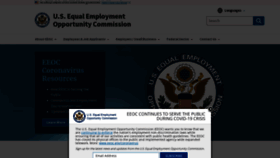 What Eeoc.gov website looked like in 2022 (2 years ago)