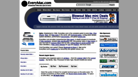 What Everymac.com website looked like in 2022 (2 years ago)