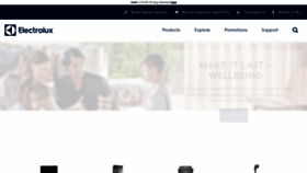 What Electrolux.com.au website looked like in 2022 (2 years ago)