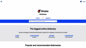 What En.glosbe.com website looked like in 2022 (2 years ago)