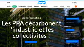 What Engie.com website looked like in 2022 (2 years ago)