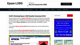 What Epsonl380resetter.com website looked like in 2022 (2 years ago)