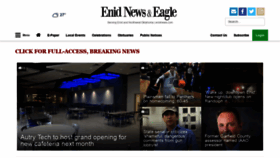 What Enidnews.com website looked like in 2022 (2 years ago)