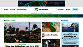 What Eco-business.com website looked like in 2022 (2 years ago)