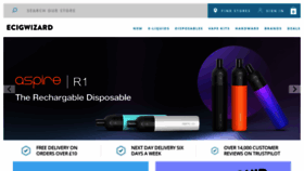 What Ecigwizard.com website looked like in 2022 (2 years ago)