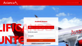 What E-academy.avianca.com website looked like in 2022 (2 years ago)
