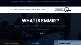 What Emmir.org website looked like in 2022 (2 years ago)
