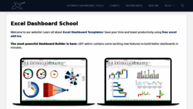 What Exceldashboardschool.com website looked like in 2022 (2 years ago)