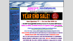 What Erpexams.com website looked like in 2022 (2 years ago)
