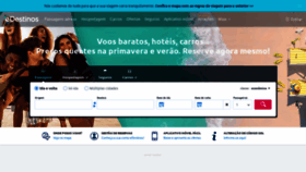 What Edestinos.com.br website looked like in 2022 (2 years ago)