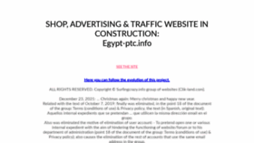 What Egypt-ptc.info website looked like in 2022 (2 years ago)