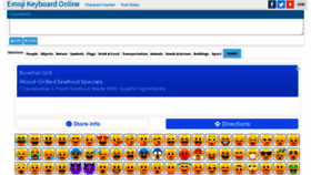 What Emojikeyboard.org website looked like in 2022 (2 years ago)