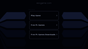 What Excgame.com website looked like in 2022 (2 years ago)