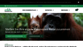 What Erlebe-indonesien.de website looked like in 2022 (2 years ago)