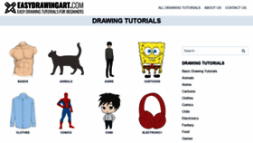 What Easydrawingart.com website looked like in 2022 (2 years ago)