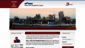 What Epass.ongc.co.in website looked like in 2022 (2 years ago)