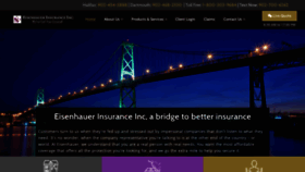 What Eisenhauerinsurance.ca website looked like in 2022 (2 years ago)