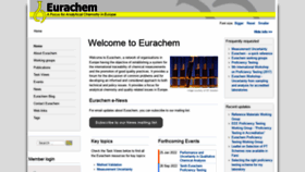 What Eurachem.org website looked like in 2022 (2 years ago)