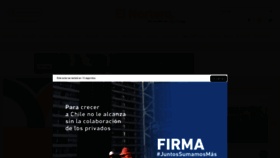 What Elnortero.cl website looked like in 2022 (4 years ago)