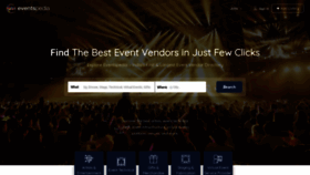 What Eventspedia.in website looked like in 2022 (2 years ago)